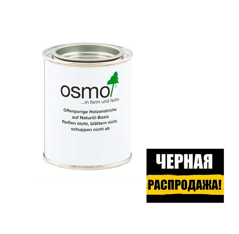 ЧЕРНАЯ РАСПРОДАЖА! Защитное масло с УФ - фильтром Osmo 427 цветное прозрачное Дуглазия 0,125 л сдерживает рост синей гнили, плесени, грибков UV-Schutz-Ol Farbig для наружных работ Osmo-427-0,125 11600067