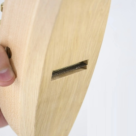 Рубанок - цинубель 176 мм лезвие 40 мм 80 градусов с зубчатым ножом ПЕТРОГРАДЪ М00016334