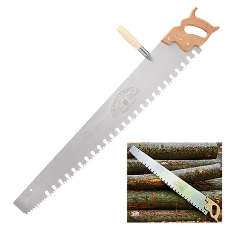 Новинка! Пила - ножовка Thomas Flinn Garlick / Lynx One Man Crosscut Saw. Полная длина 132 см, длина полотна 122 cм (4ft) 1 TPI М00016294