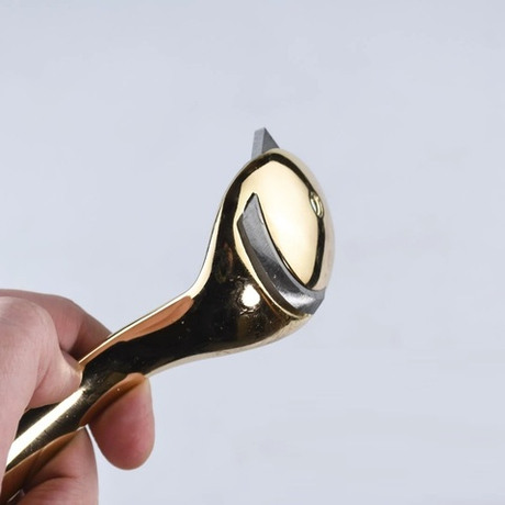 ХИТ! Стружок Carvers Spoon Plane латунь / сталь, длина 160 мм Luban М00022439