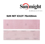 Шлифовальные полоски 50 шт SUN NET X313T 70 х 420 мм на липучке сетка P 320 SUNMIGHT 82314-50