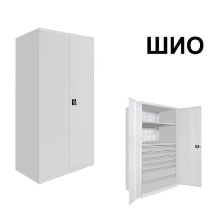 Шкаф инструментальный металлический ШИО 2000 х 1020 х 620 мм, 2 полки, 2 панели, 6 выдвижных ящиков для удобного доступа и оптимизации рабочего пространства Gresson ШИО-2000