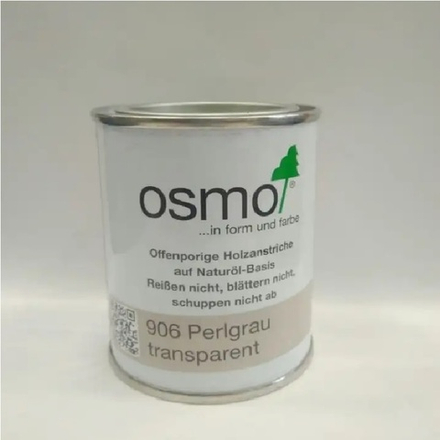 Новинка! Защитное масло - лазурь для древесины для наружных работ OSMO 906 Серый жемчуг 0,22 л Holzschutz Ol-Lasur Osmo-906-0,22 12100272_2