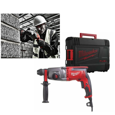 Новинка! Перфоратор сетевой Milwaukee PH 26 T 800 Вт, хвостовик SDS-Plus в кейсе 4933464580