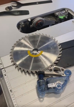 Монтажная дисковая пила 2,2 кВт диск 254 мм FESTOOL TKS 80 EBS-Set с подвижным столом, кожухом, упором 575828