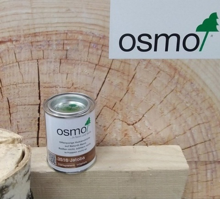 Цветные бейцы на масляной основе для тонирования деревянных полов Osmo 3516 Ятоба прозрачный / интенсивный 0,125 л Ol-Beize для внутренних работ Osmo-3516-0,125 15100821