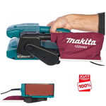 ХИТ! Шлифовальная машина ленточная сетевая с регулировкой скорости Makita 0,65 кВт 220В, лента 76 х 457 мм, для шлифовки, полировки, зачистки 9910