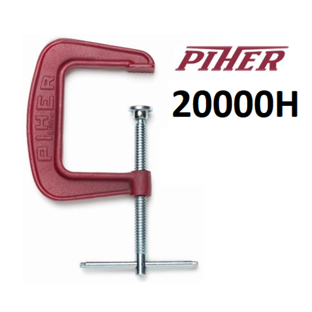 ХИТ! Струбцина винтовая G-образная Piher G 15 х 12.5 см 20000Н 20015 М00006391