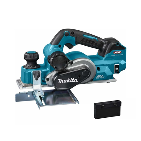 СУПЕР ЦЕНЫ! Аккумуляторный рубанок Makita XGT XPT AWS 40В, 15000 об/мин, ширина 82 мм, глубина 4 мм KP001GZ