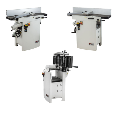 Новинка! Фуговально - рейсмусовый станок JET JPT-260HH 2,7 кВт, 220 В, с валом Helical, комбинированный JR021