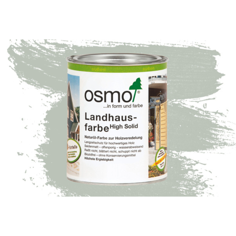Непрозрачная краска для наружных работ Osmo 2735 дымчато-серая 2,5 л Landhausfarbe Osmo-2735-2.5 11400144