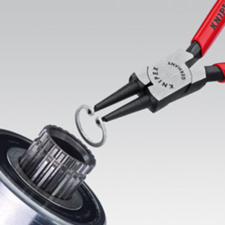 ХИТ! Щипцы 25 мм для внутренних стопорных колец, прямые губки, 40 - 100 мм, фосфатированные 44 11 J3 KNIPEX KN-4411J3