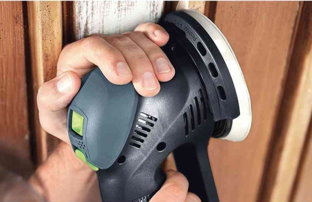 ХИТ! Эксцентриковая шлифовальная машинка с редуктором FESTOOL ROTEX RO 125 FEQ-Plus для грубого, тонкого шлифования и полирования в систейнере Systainer SYS3 M 187 576029