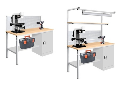 Верстак металлический для столярных и слесарных работ 1500 х 630 х 820 мм ВС-Т1 Gresson ВС-1500Т1