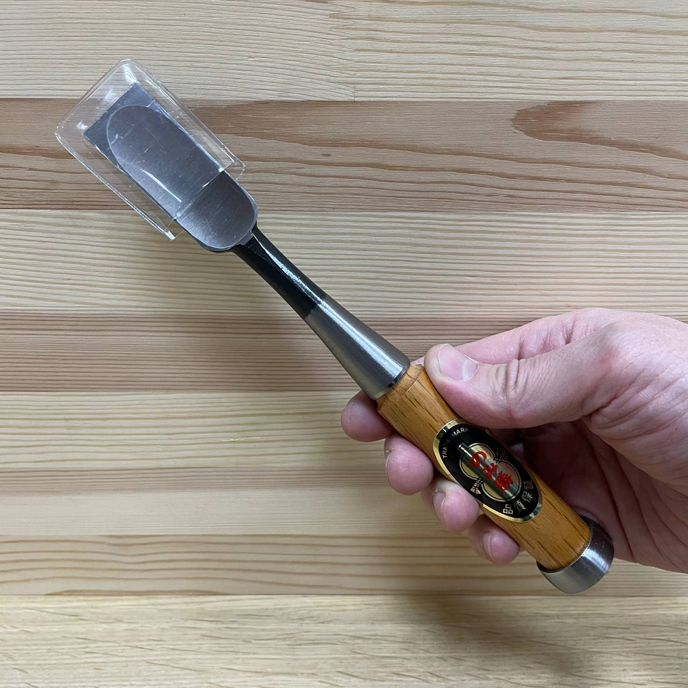 Стамеска японская Oire сталь Shirogami A3 24 мм по дереву М00019880