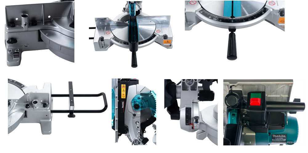 Новинка! Комбинированная торцовочная пила Makita 1,65 кВт, диск 260/30 мм, глубина пропила 90° 93 мм, 2 в 1 торцовка и распиловочный станок LH1040