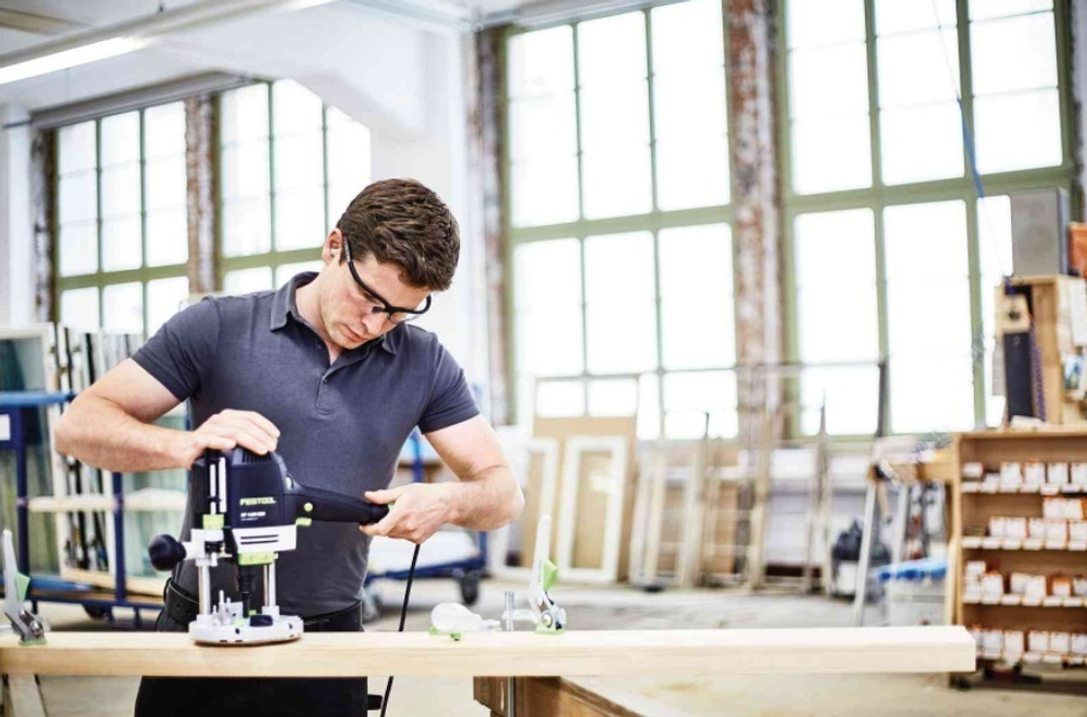 Вертикальный фрезер FESTOOL OF 1400 EBQ-Plus с кассетой фрез Box-OF-S в систейнере 576540