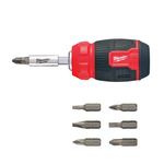 АКЦИЯ ЛЕТНИЕ ПОДАРКИ! Отвертка универсальная компактная 8 в 1, длина 155 мм MILWAUKEE COMPACT MULTI-BIT SCREWDRIVER 4932492807