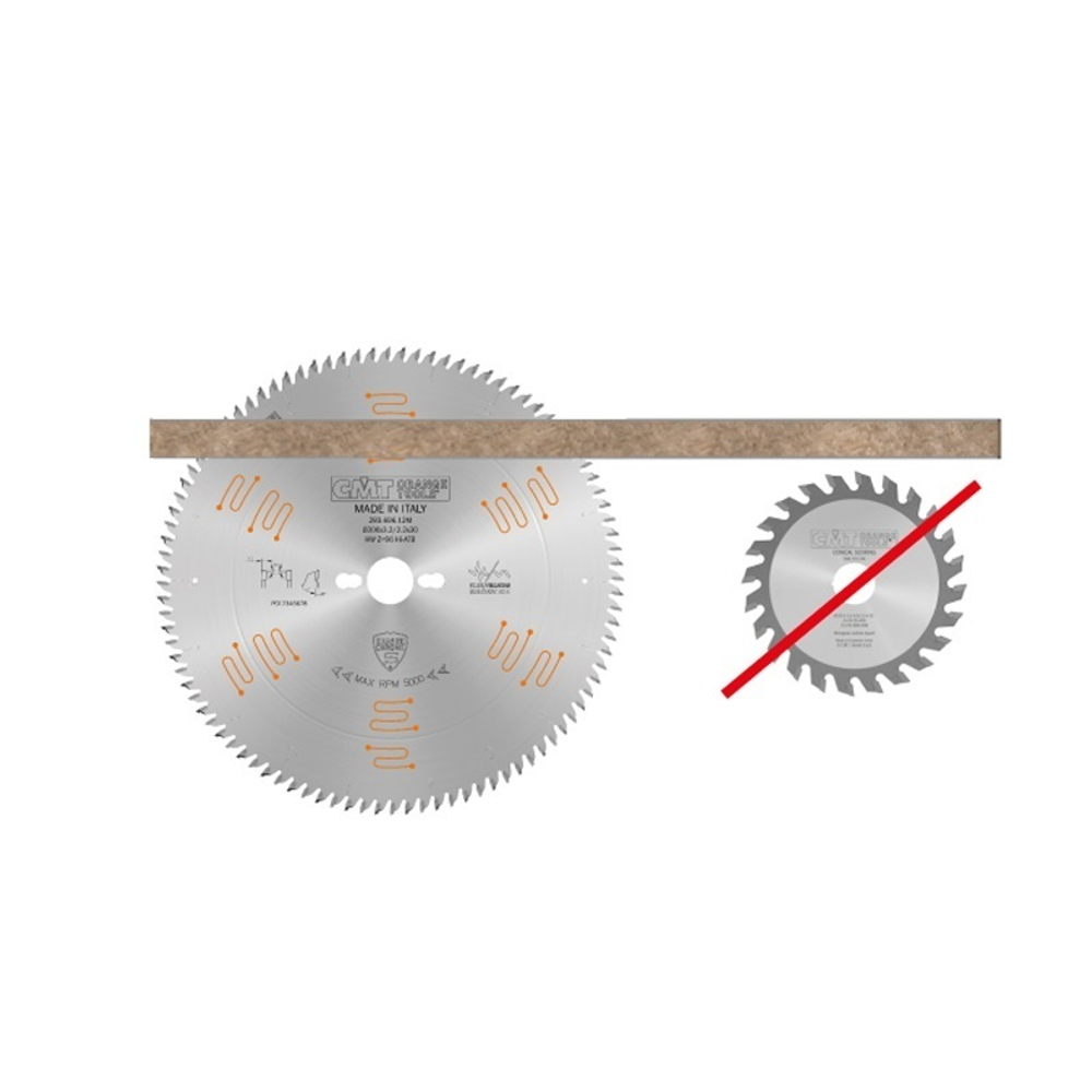 Диск пильный Ultra Fine Finishing 300 x 30 x 3,2 / 2,2  2 гр 40 гр Hi ATB Z 96 CMT 283.096.12M