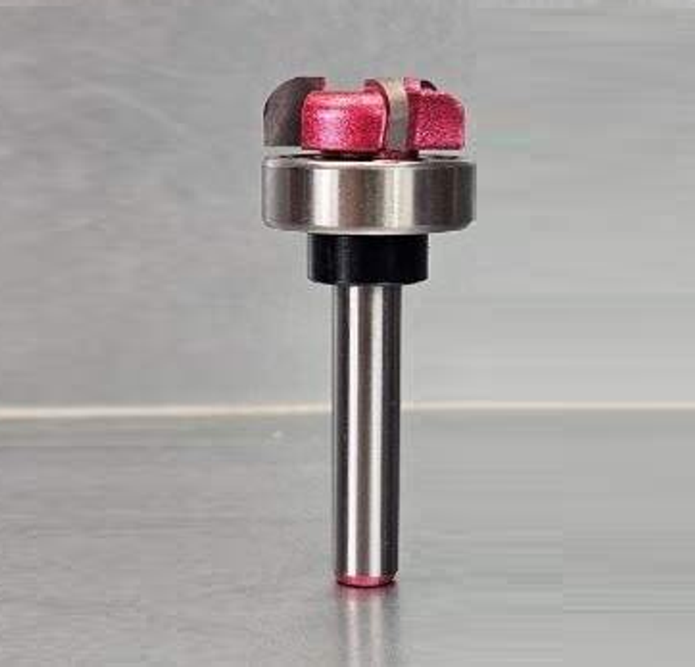 Новинка! Фреза PROCUT для желобов и чаш усиленная Z3 R=4.9 D=32 x 10 x 60 S=12, верхний подшипник 215225BP