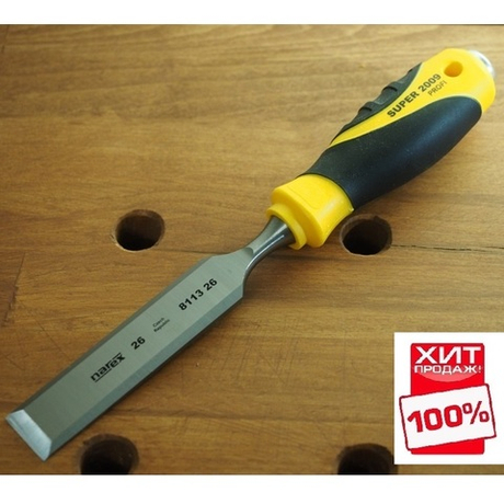 ХИТ! Профессиональная стамеска плоская с ручкой 26 мм SUPER 2009 LINE PROFI NAREX 811326