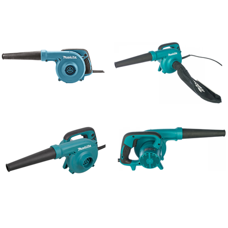 Новинка! Воздуходувка - пылесос сетевая Makita UB 1103 220В, 0,6 кВт для уборки промышленных помещений на деревообрабатывающих производствах, в мастерских UB1103