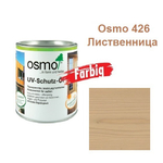 Защитное масло с УФ - фильтром Osmo 426 Лиственница 0,75 л сдерживает рост синей гнили, плесени, грибков UV-Schutz-Ol Farbig для наружных работ Osmo-426-0,75 11600062