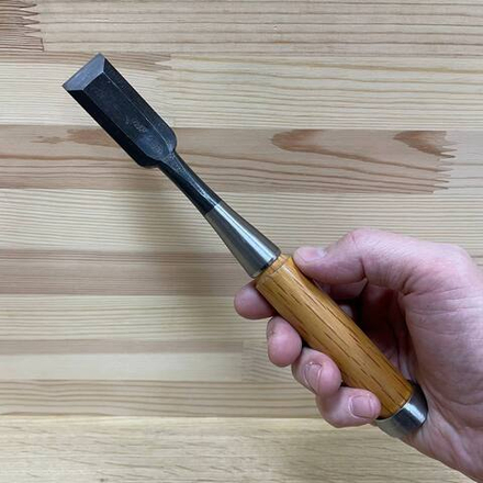 Стамеска японская Oire сталь Shirogami A3 24 мм по дереву М00019880