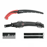 Новинка! Пила ручная садовая японская изогнутая гибридный зуб НОЖОВКА TAKAGI Sheath Pruning Saws Shark Saw 300 x 0,9 мм 7TPI с PTFE покрытием. Ножны в комплекте 107326