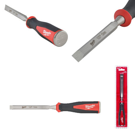 Новинка! Стамеска плоская 1/2" 12 мм Milwaukee 4932479893