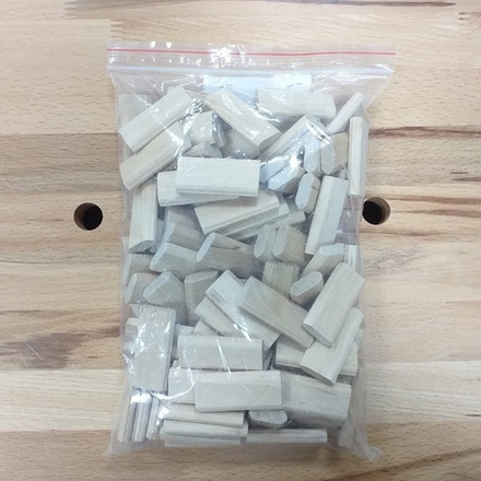 ХИТ! Комплект Шип - Дюбель 100 шт D 8 х 22 х 40 мм DOMINO аналог Festool ARMA 111