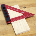 ТЕПЕРЬ ДЕШЕВЛЕ ХИТ! Угольник разметочный столярный 200 мм WOODWORK MGR-200