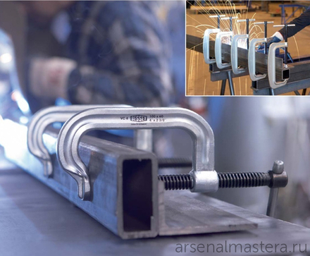 С-образная струбцина VC стабильная 15000 Н BESSEY BE-VC6