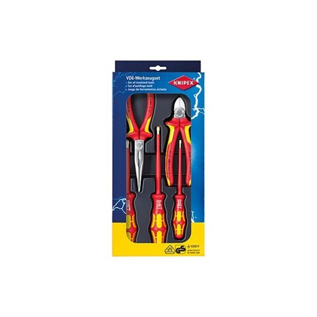 Набор ШГИ 5 шт VDE в ложементе KN-2616200 /  KN-7006160 / отвёртки WERA SL3.5 / 5.5, PH2 KNIPEX KN-002013