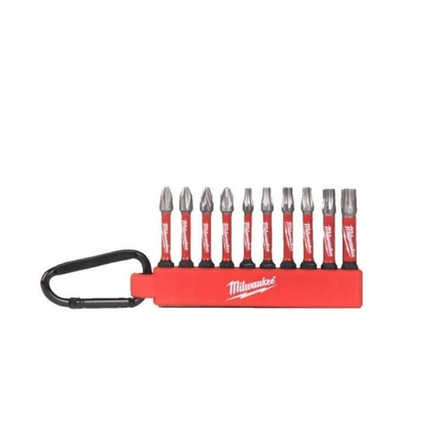 ХИТ! Набор бит 10 шт SHOCKWAVE IMPACT DUTY номер 1 Milwaukee 4932480941