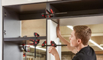 ХИТ! Струбцина пистолетного типа 2,7 кН 150 мм x 80 мм распор 160 - 300 мм BESSEY BE-EZL15-8
