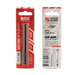 Новинка! Набор бит 2 шт TORX-T15 №2 WOODWORK для саморезов, длина 100 мм, для кондуктора PHJ-05 TX15-100
