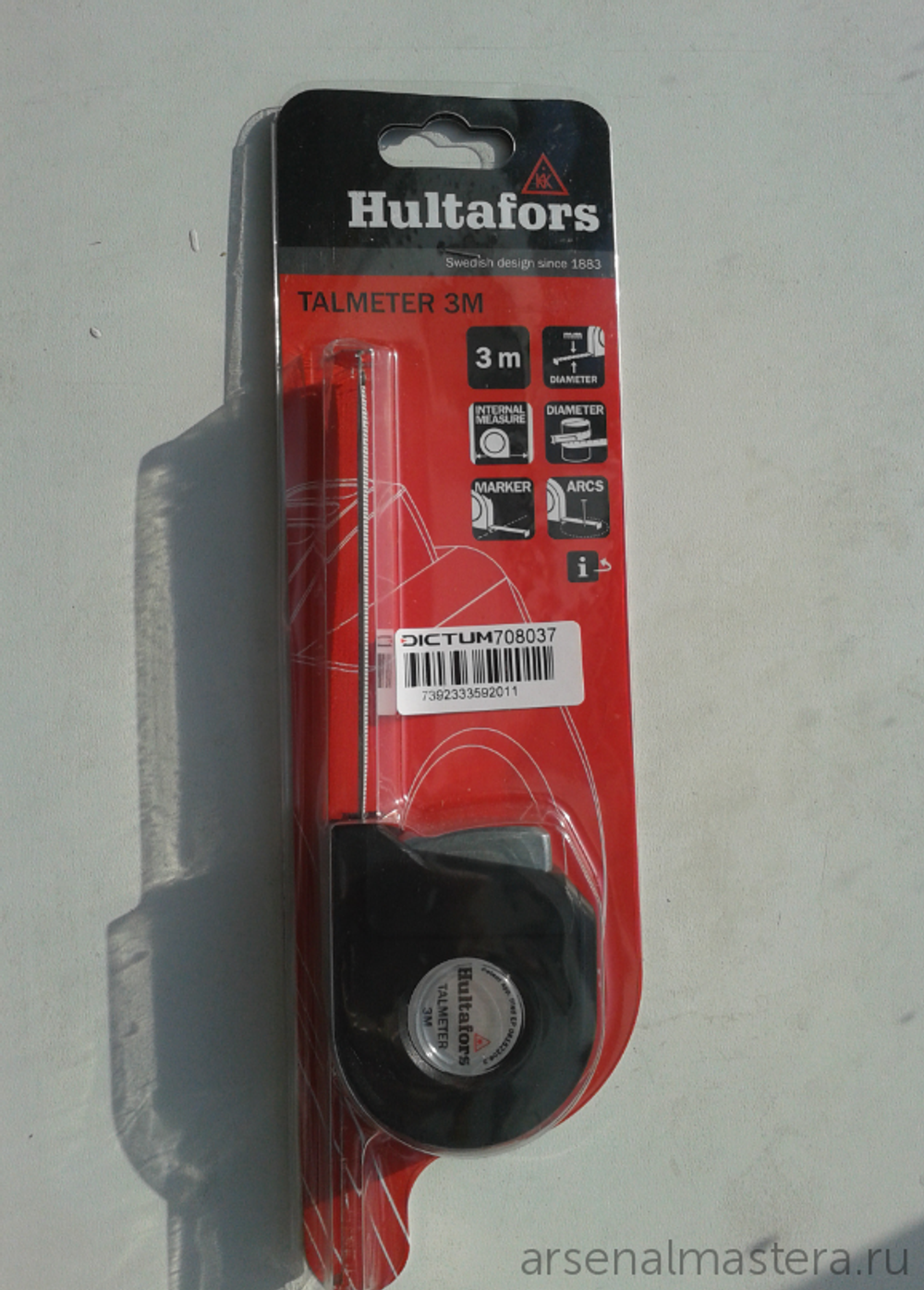 ХИТ! Рулетка многофункциональная Hultafors Talmeter 3 м 16 мм Di 708037 М00003107