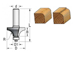 Фреза радиусная с нижним подшипником полуштап 15.9 x 12.7 x 48 x 8 R1.6 WPW RW01605