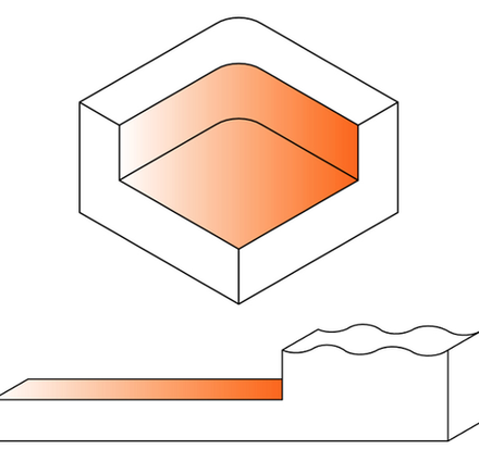 Фреза фуговальная сменные ножи для СЛЭБОВ HM Z3 D35 I10,5 S8 CMT 663.007.11