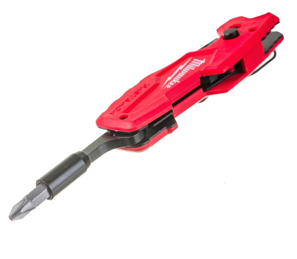 АКЦИЯ RED STRIKE -23%! Нож FASTBACK складной 6 в 1 трапец. лезвия MILWAUKEE 4932478559