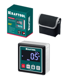 Новинка! Электронный уровень - уклономер магнитный KRAFTOOL KOMPAKT 4 х 90 С, 0 - 360 град, точность 0,1 гр. 34687