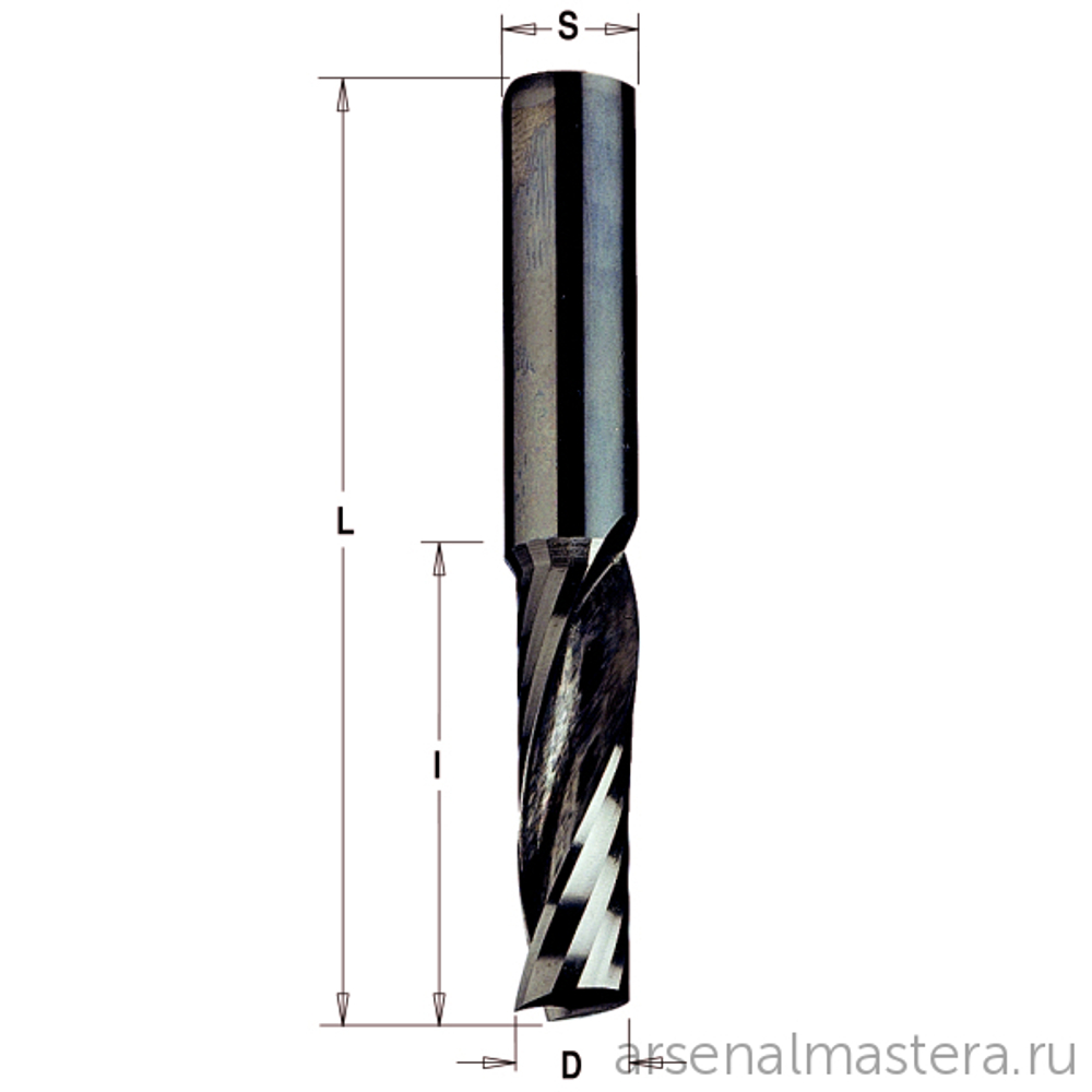 УСПЕЙТЕ КУПИТЬ ХИТ! Фреза спиральная монолитная 6 x 22 x 60 Z1 S6 RH CMT 198.060.11