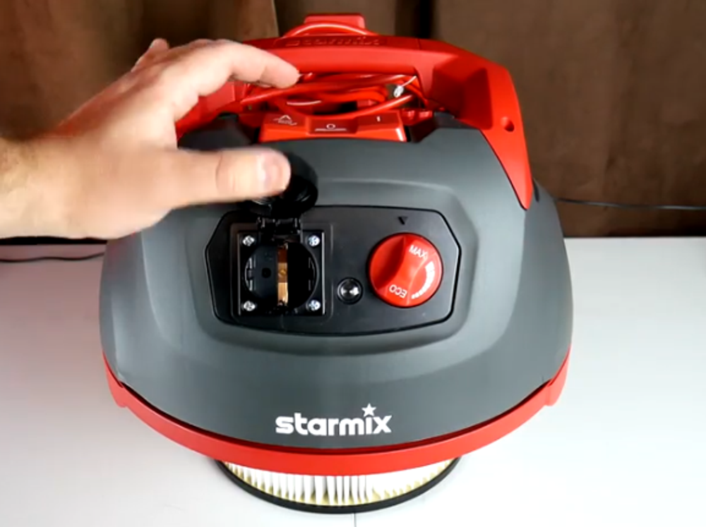 Новинка! Пылесос профессиональный строительный Starmix uClean ARDL-1420 EHP, 1,4 кВт, 20 л, класс L, функция синхронизации работы с электроинструментом, система виброочистки фильтра, для сухой и влажной уборки 020198