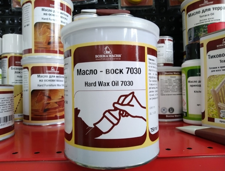 СКИДКИ ХИТ! Воск - масло повышенной твердости для декорирования HARD WAX OIL 7030 750 мл для внутренних работ Borma 2960