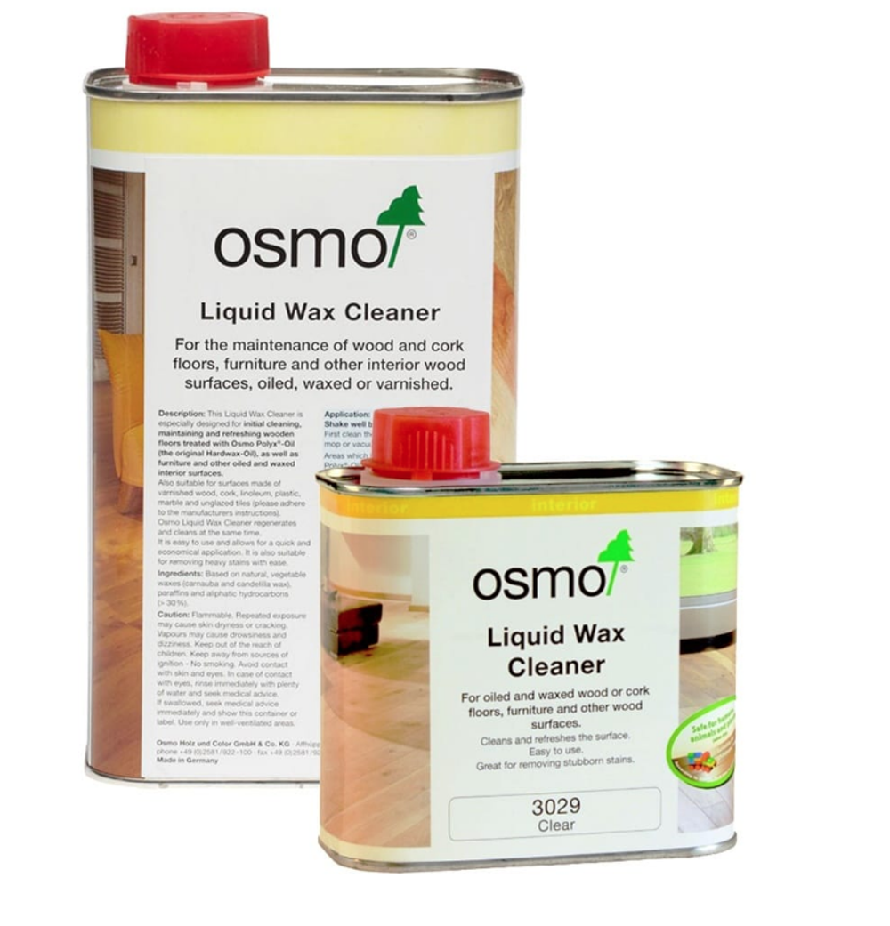 ХИТ! Специальное средство Osmo 3029 бесцветное 1 л для очистки и обновления деревянных полов, покрытых маслом и воском Wachspflege- und Reinigungsmittel для внутренних работ 13900002
