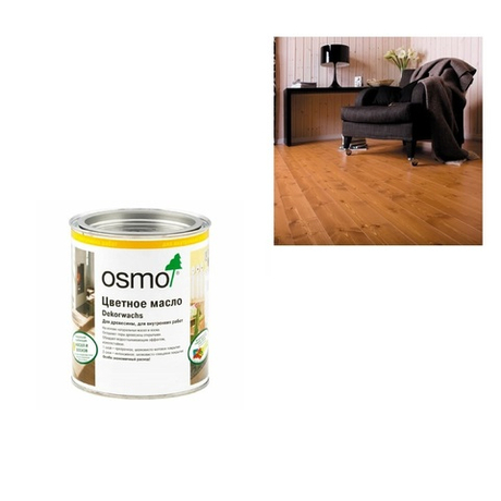 ХИТ! Цветное масло OSMO 3111 белое 0,75 л Dekorwachs Transparent Tone для внутренних работ Osmo-3111-0,75 10100005