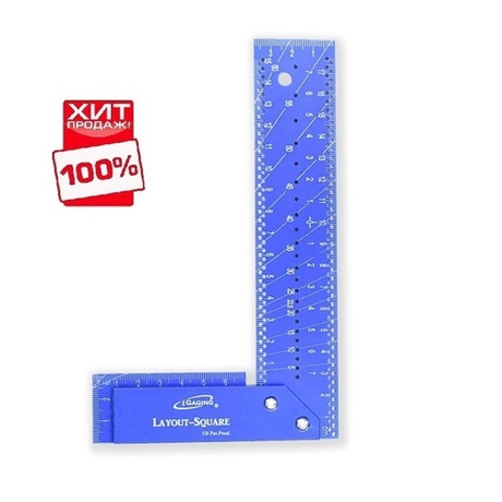 ВЕСНОЙ ДЕШЕВЛЕ ХИТ! Угольник c подошвой Layout Square 175 мм 5 - 90 градусов IGaging М00021743