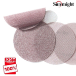 ХИТ! Шлифовальные круги 50 шт SUN NET X313T 150 мм на липучке сетка P 180 Sunmight 82210-50