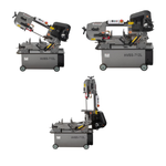 Новинка! Ленточнопильный станок по металлу JET HVBS-712L 0,75 кВт 220 В, распил под углом JRM80712M